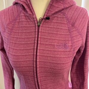 North face size small woman’s pink fleece hoodie
